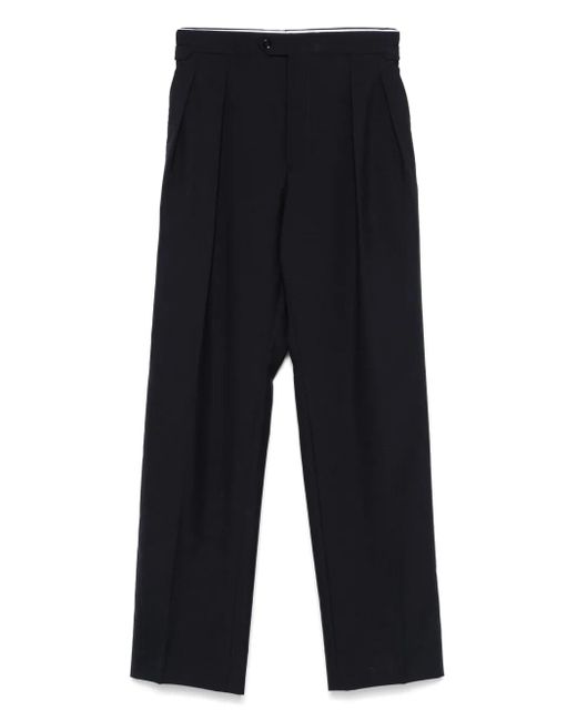 Fursac Blue Wool Trousers for men