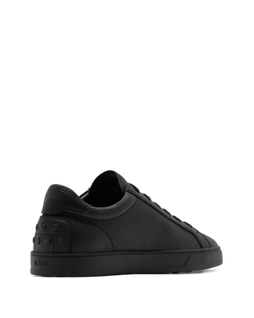 Tod's Black Pebbled Sneakers for men