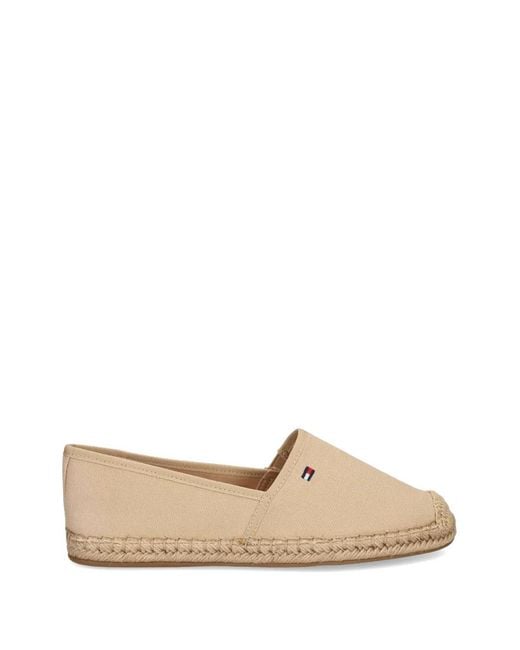 Tommy Hilfiger Natural Woven Trim Espadrilles