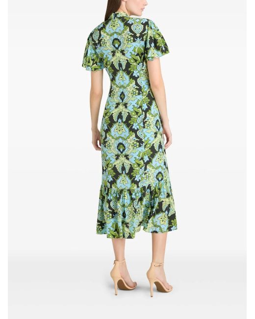 Cinq À Sept Green Peeta Dress