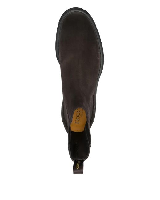 Bottines Chelsea En Daim Doucal's pour homme en coloris Black
