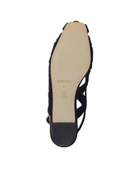 Bernardo White Glinda Flat Sandals