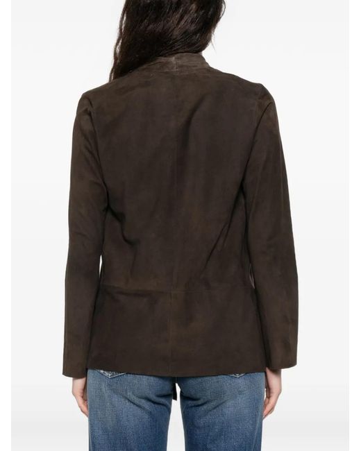 Giorgio Brato Black Shawl-Collar Jacket