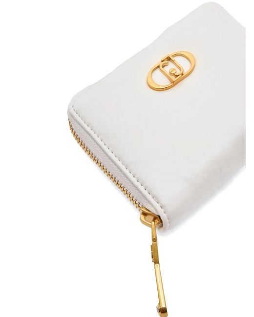 Liu Jo White Logo-Plaque Wallet