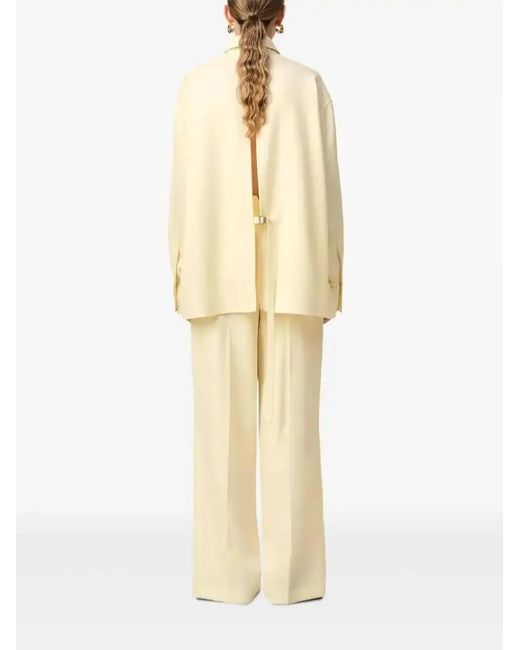 AMI Natural Back Slit Shirt