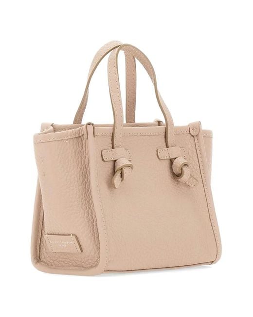 MARCELLA CLUB Natural Miss Marcella Grained-Leather Tote Bag