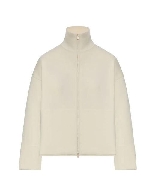 Max Mara Natural High-Neck Sweatshirt