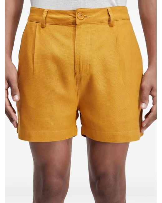 Osklen Shorts aus Leinen in Yellow für Herren
