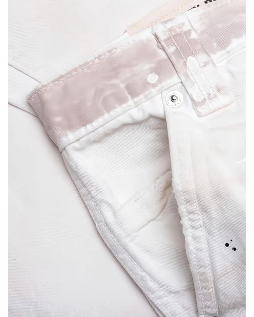 GALLERY DEPT. White Paint-Splatter Jeans