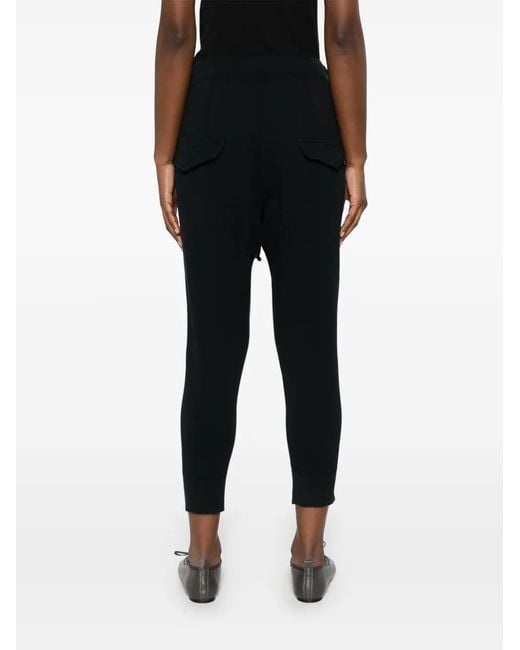 Nili Lotan Black Cropped Trousers