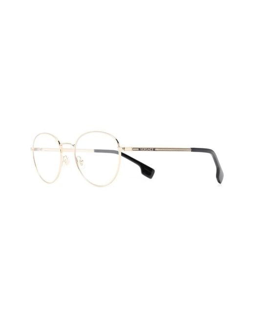 Versace Metallic Ve1279 Round-Frame Glasses for men