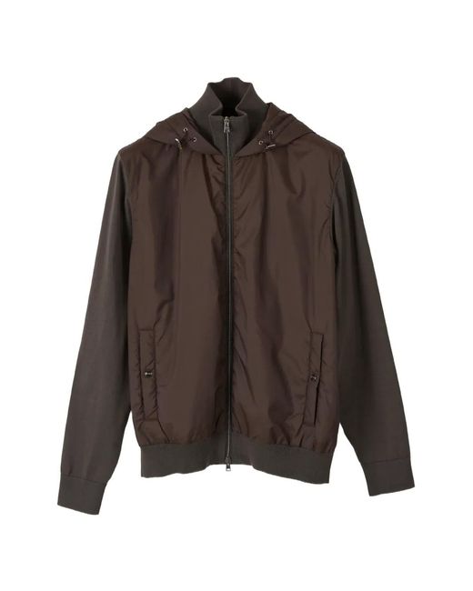 Chaqueta Con Capucha Herno de hombre de color Brown