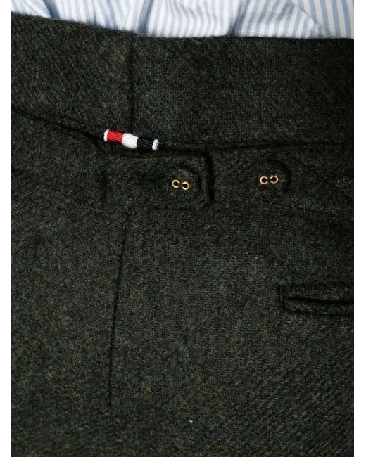 Thom Browne Black Straight-leg Wool Trousers for men