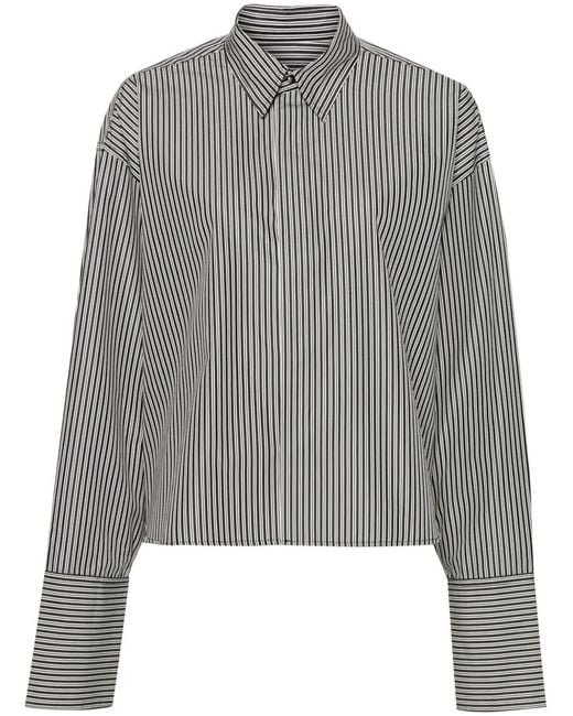AMI Gray Oversized Shirt