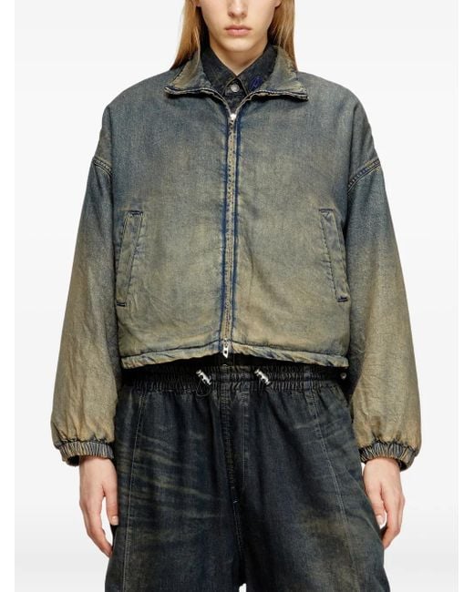 DIESEL Blue De-Flower-Jacket