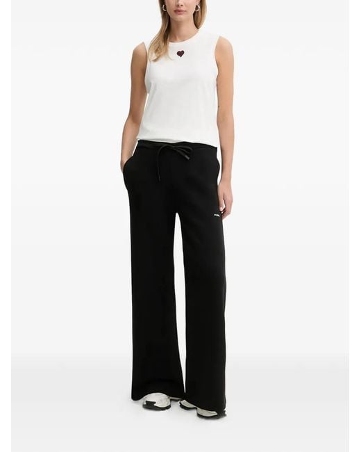 Pinko Black Drawstring Track Pants