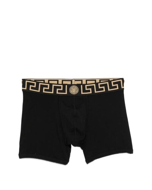 Versace Black Greca Medusa Boxers for men