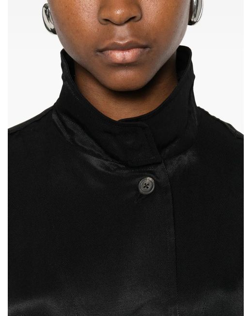 Our Legacy Black Twill Cropped Jacket