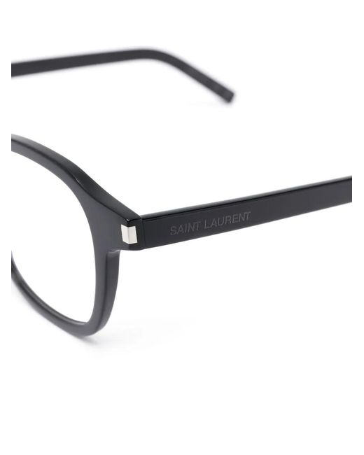 Saint Laurent Blue Limo Square-Frame Glasses for men