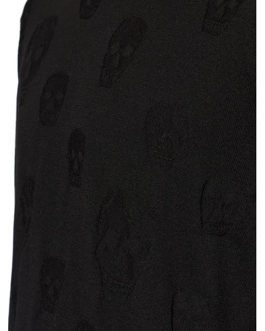 Jersey Con Motivo De Calavera McQueen de hombre de color Black