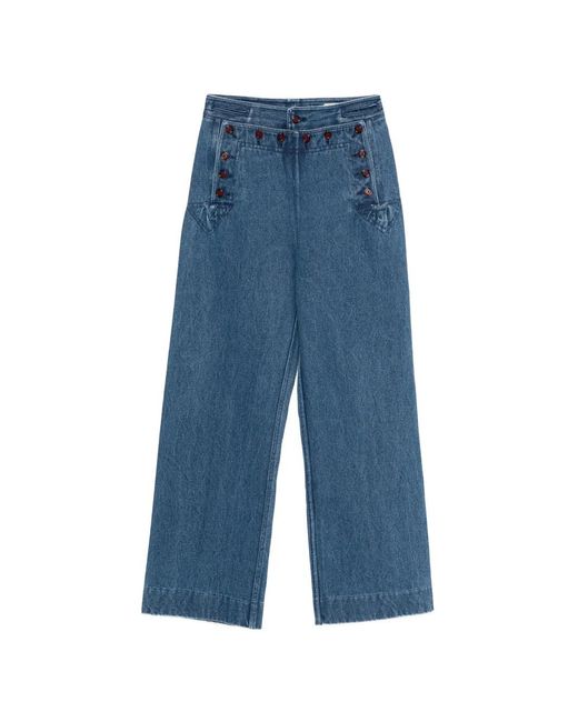 Vaqueros Sailor Bode de color Blue