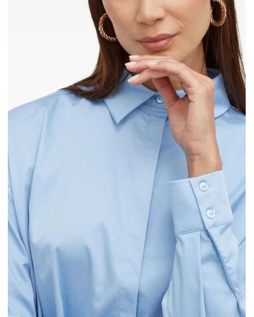 Notes Du Nord Blue Button-Fastening Shirt
