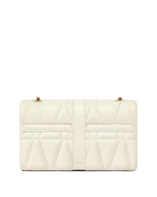 Versace Natural Kleio Quilted Nappa Mini Bag