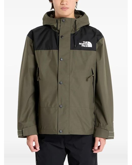 The North Face Green Embroidered-Logo Jacket for men