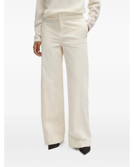 Boss Natural Inset-Pocket Trousers