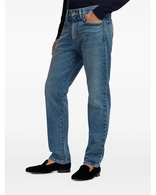 Ralph Lauren Blue Straight-Fit Jeans for men
