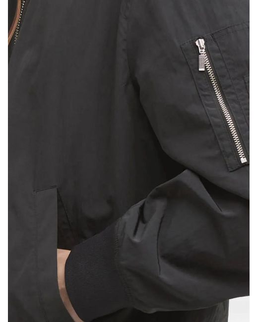 Barbour Black Fenton Leisure Zip-Pocket Jacket for men