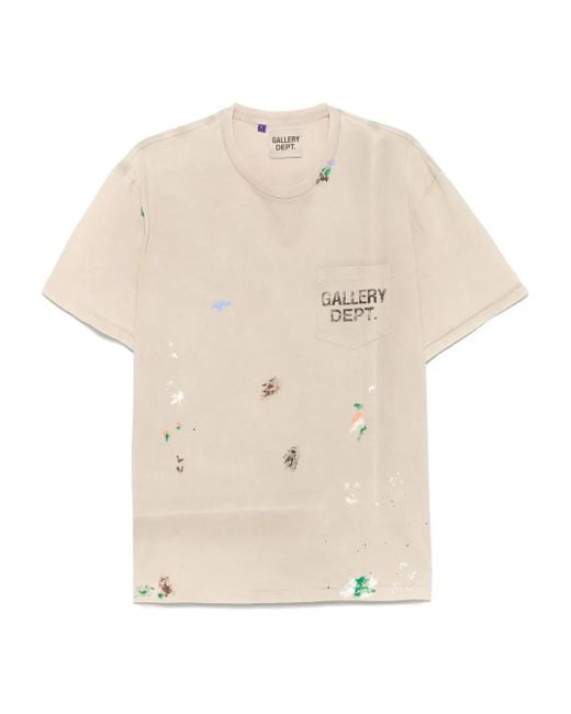 GALLERY DEPT. Natural Vintage Logo Painted T-Shirt