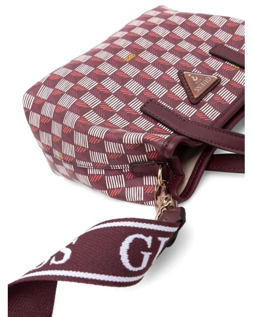 Guess Pink G Wave Tote Bag