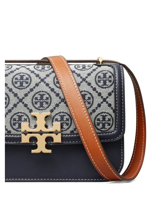 Borsa A Spalla Eleanor T Piccola di Tory Burch in Blue