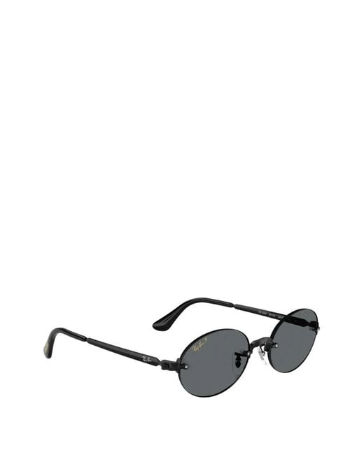 Ray-Ban Gray X A$Ap Rocky Oval Sunglasses