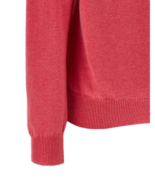 COMME DES GARÇONS PLAY Red Double Emblem Cardigan