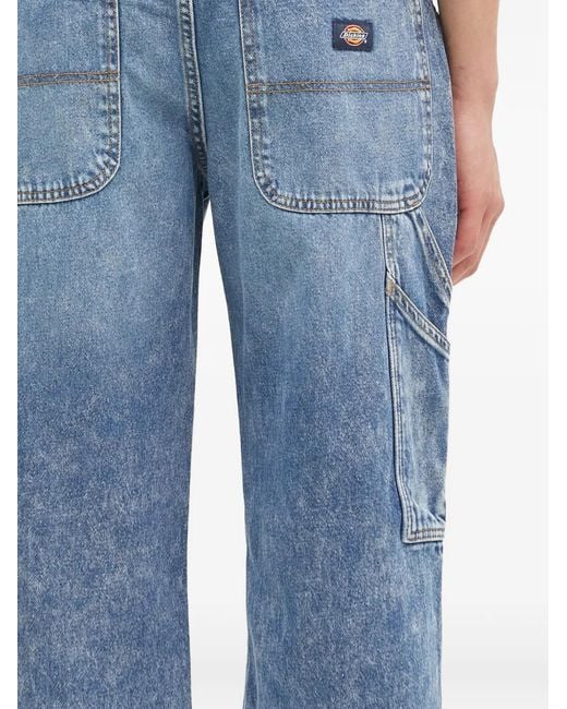 Dickies Blue Cotton Jeans for men