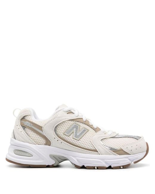 New Balance White Mr530 Panelled Sneakers for men