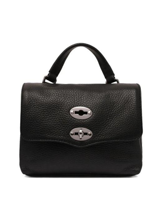Borsa Mini Postina Con Borchie di Zanellato in Black