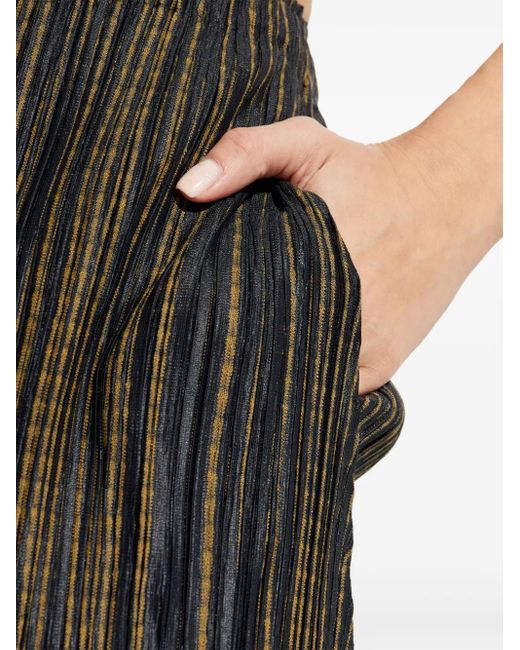 Pleats Please Issey Miyake Broek Met Print in het Gray