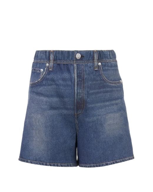 Rag & Bone Blue Miramar Denim Shorts