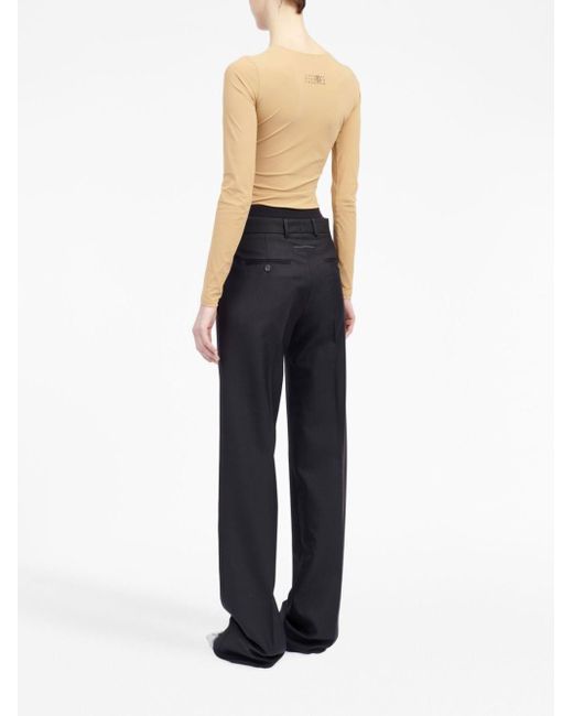 MM6 by Maison Martin Margiela Black Tailored Trousers