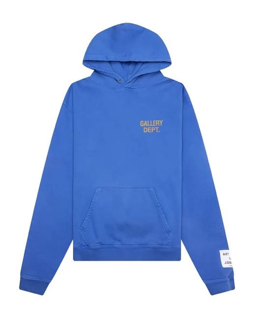 GALLERY DEPT. Blue 90's Logo-Print Hoodie for men