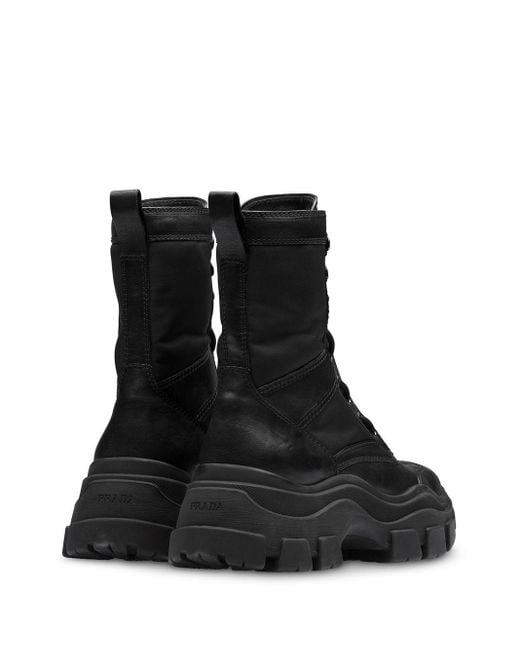 Chunky sole boots prada Clearance