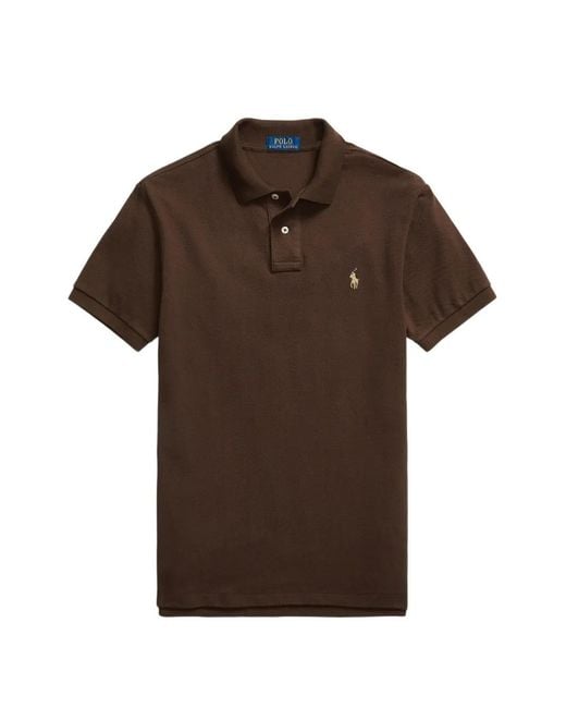 Polo Ralph Lauren Brown Chemise À Motif Polo Pony Brodé for men