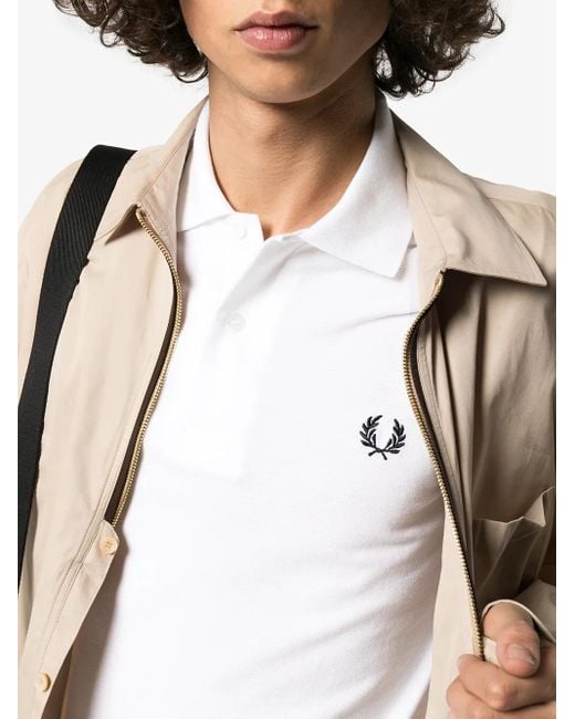 Fred Perry Poloshirt in het White voor heren