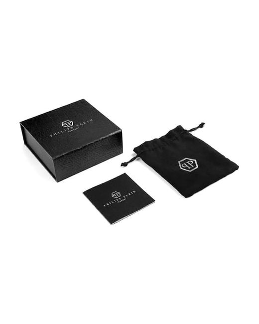 Philipp Plein White Bullet-Charm Necklace for men