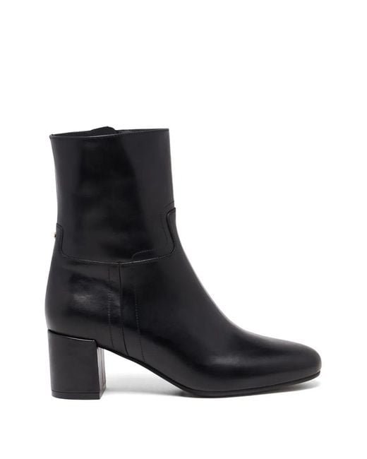 Bally Black B-Chain Ankle Boots