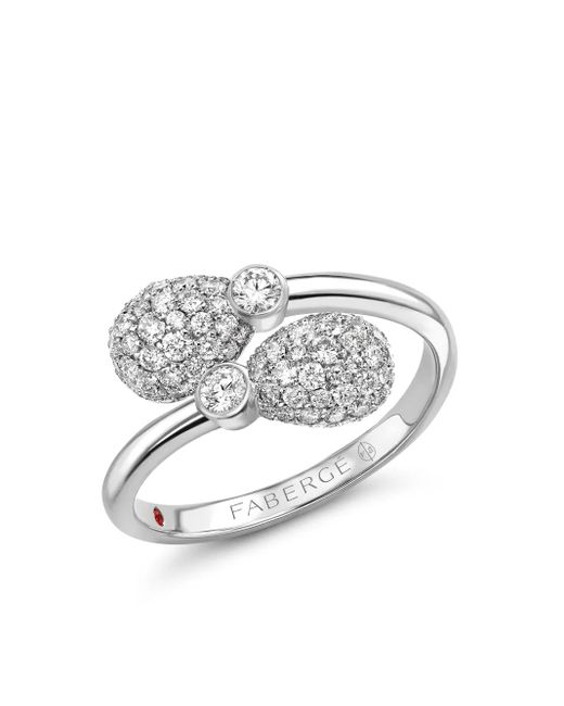 Faberge White 18Kt Emotion Diamond Ring