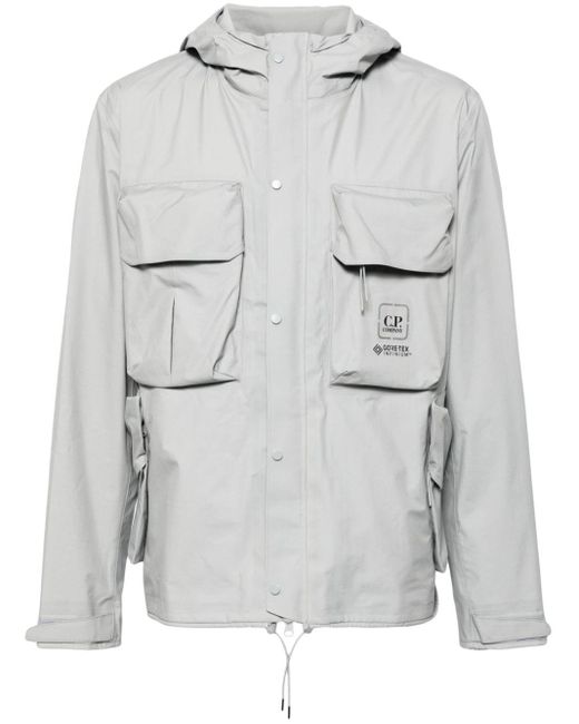 C P Company Gray Metropolis Series Utility Jacket for men